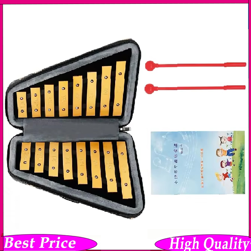 Musical Instrument Glockenspiel - Glockenspiel Xylophone 16 Nada untuk Anak-anak,