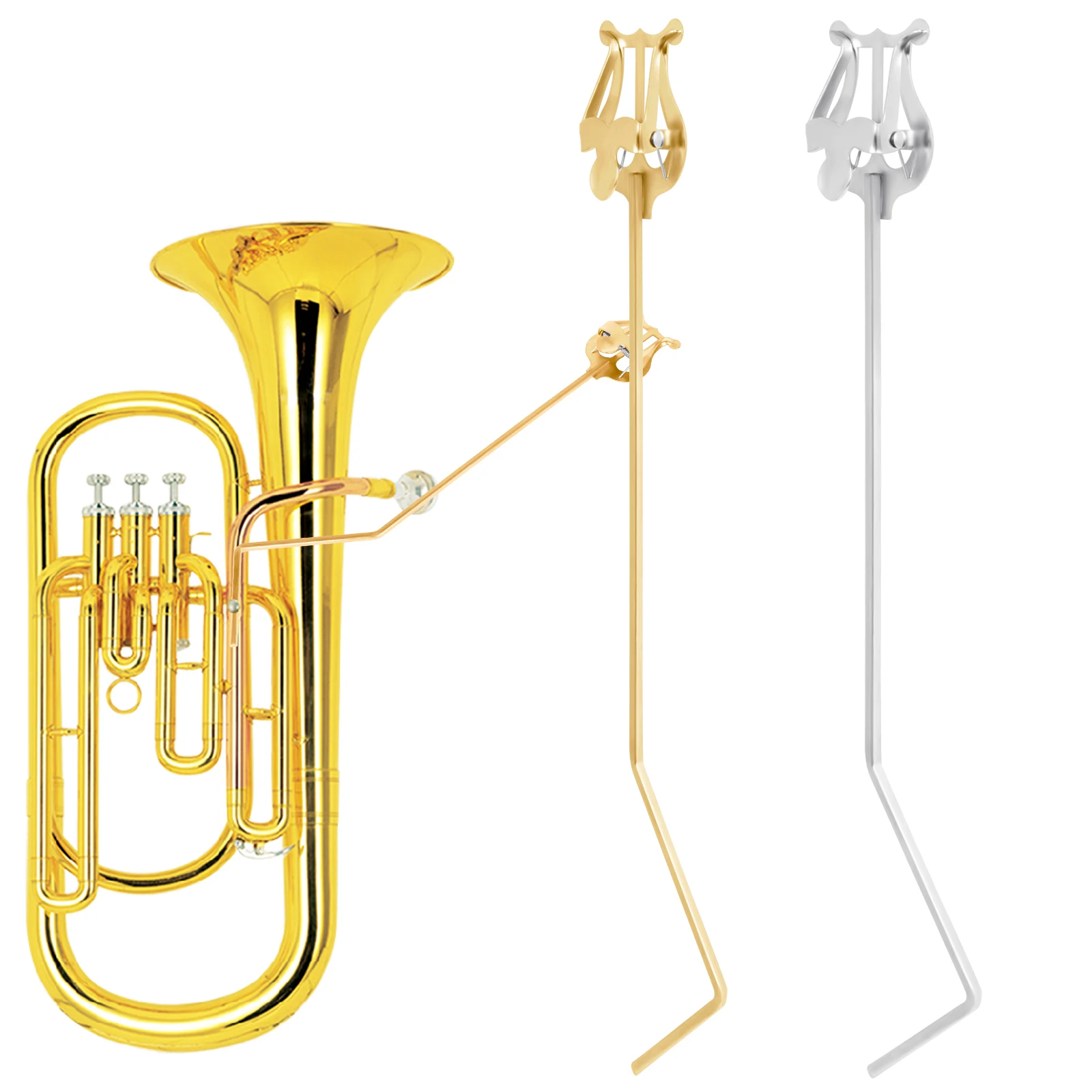 Musical Instrument Horn - Stand Musik Kunci Berdiri Tuba Tenor