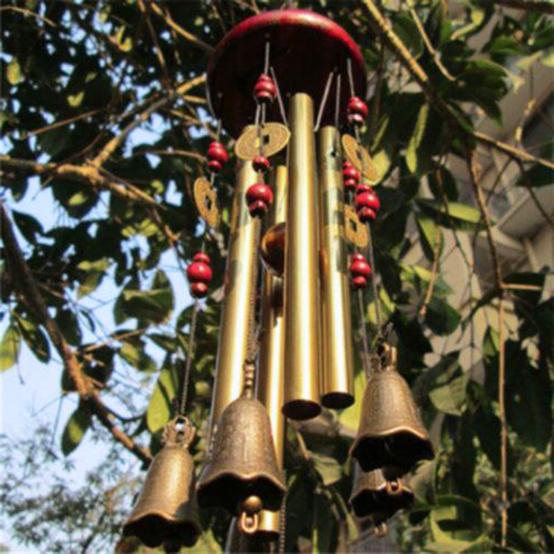 Musical Instrument Chimes - Lonceng angin pelindung logam, tabung aluminium,