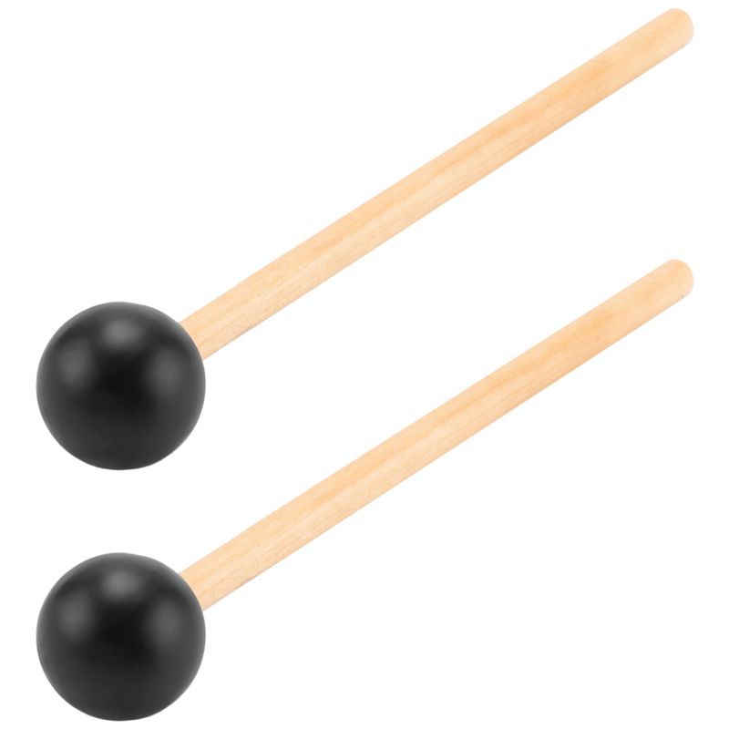 Musical Instrument Glockenspiel - 2 Buah Stik Kepala Karet Lembut