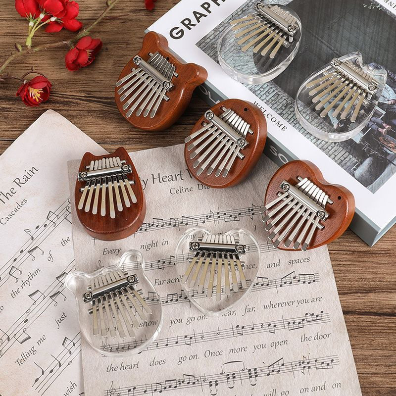 Musical Instrument Kids - 5*7Cm 8 Kunci Kalimba Jempol Piano