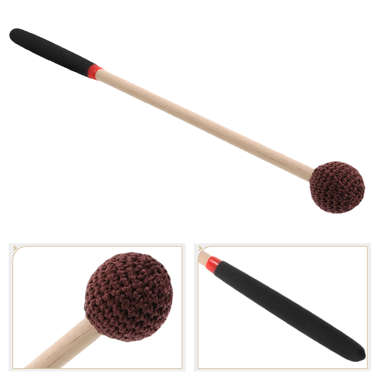 Musical Instrument Glockenspiel - Stik Glockenspiel Gagang Kayu Kepala Nilon