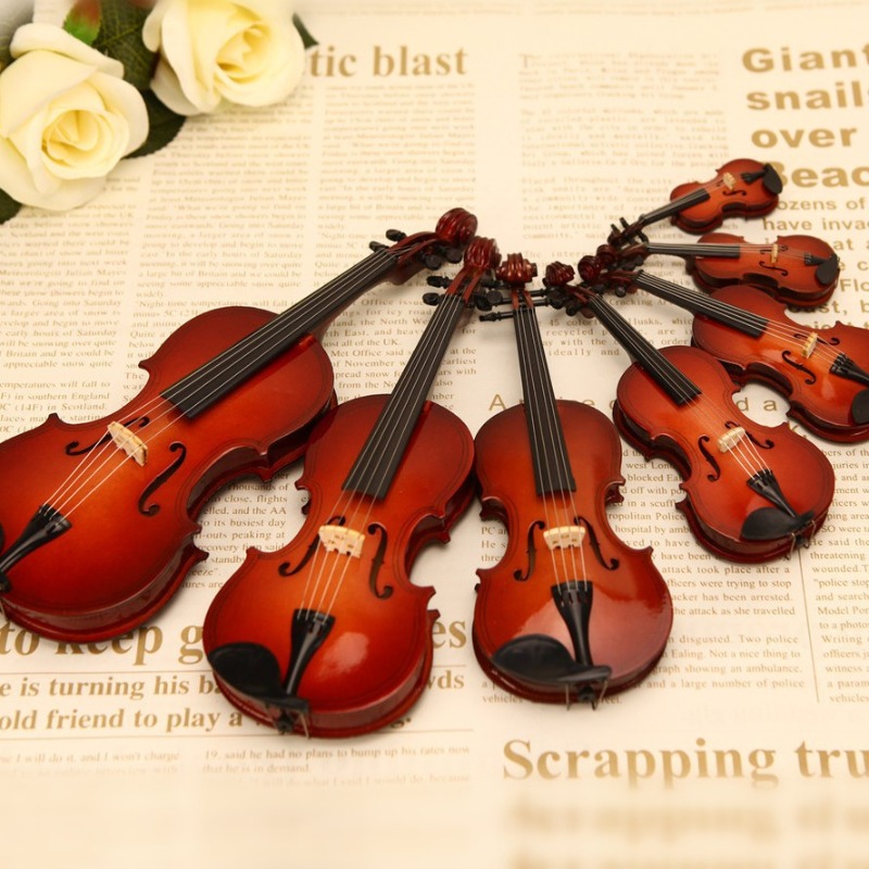 Patung Biola Kecil Buatan Tang - Musical Instrument Old ulasan dan harga