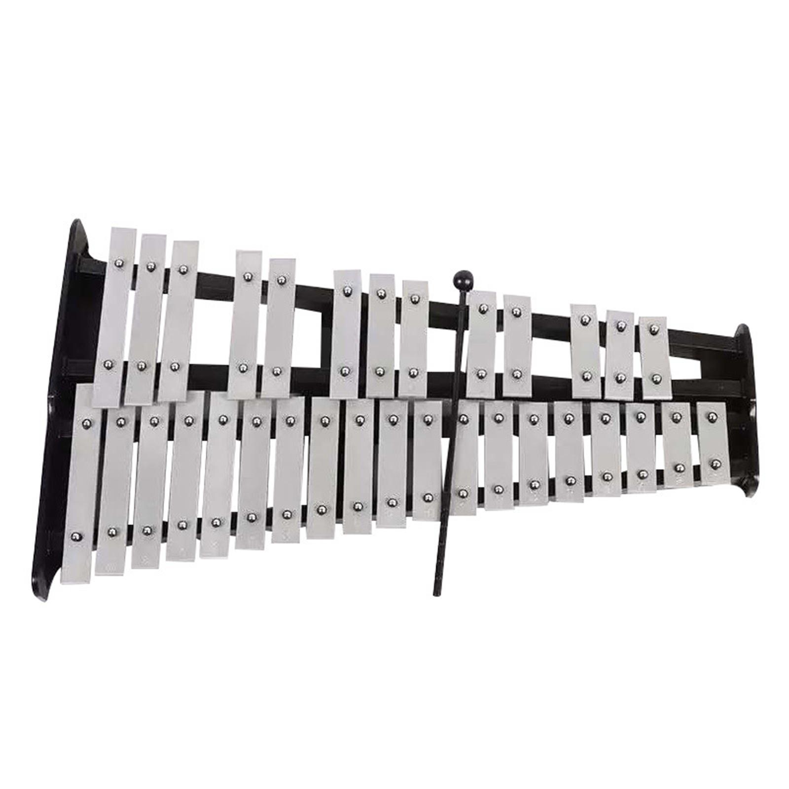 Xylophone Perkusi Portabel 32  - Musical Instrument Glockenspiel ulasan dan harga