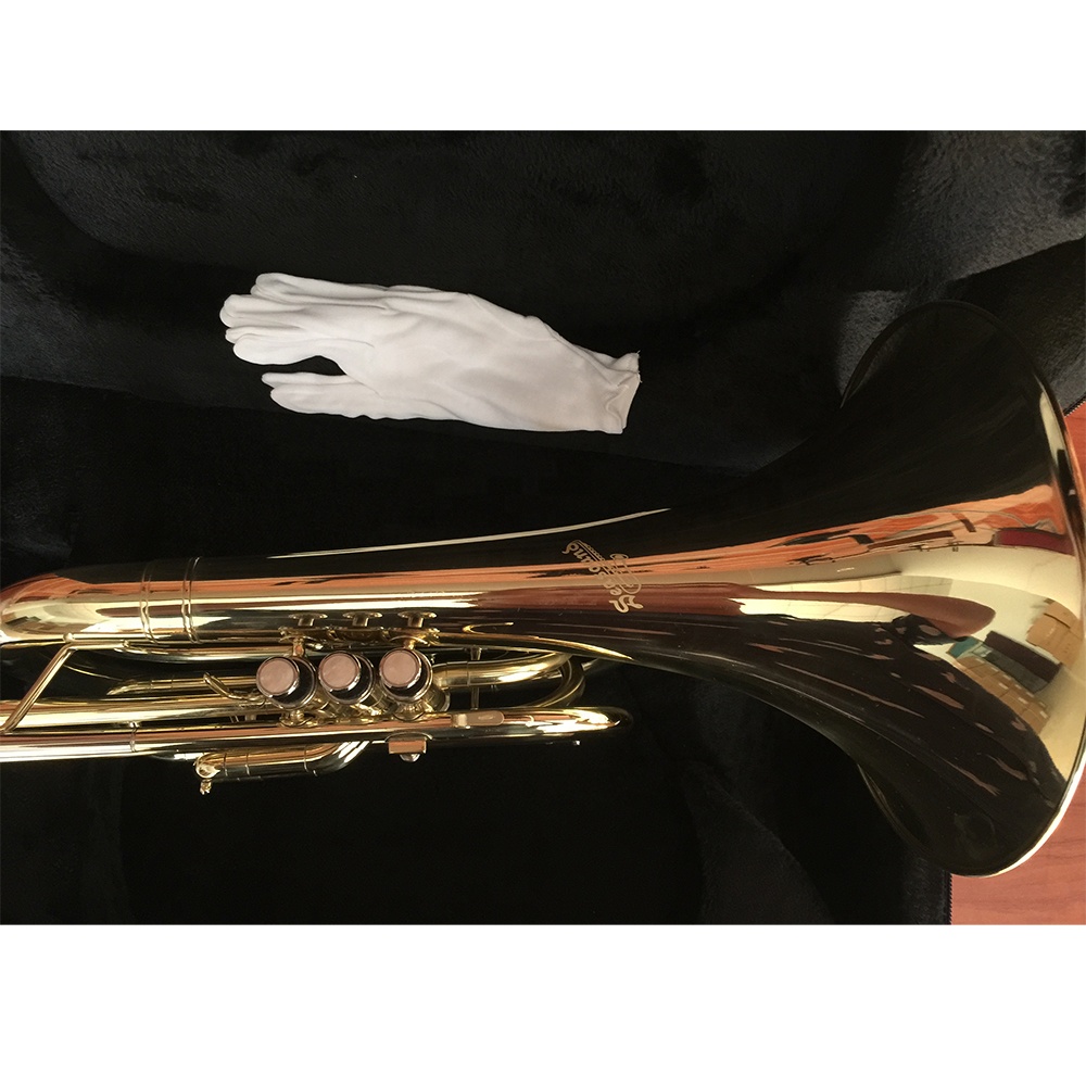 Bb French Horn Berlapis Emas B - Musical Instrument Horn ulasan dan harga