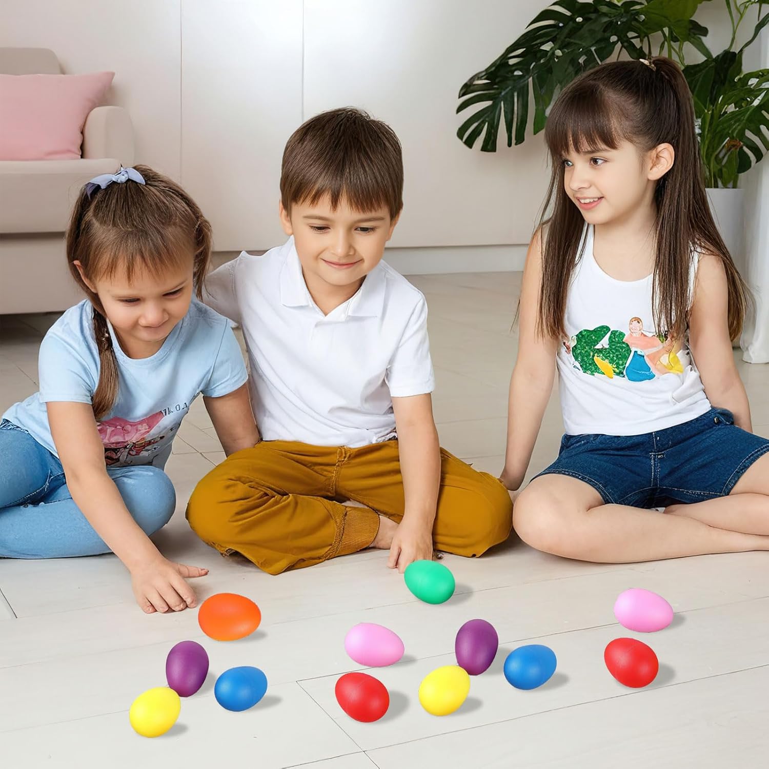 2 Buah Pengocok Telur Plastik  - Musical Instrument Game ulasan dan harga