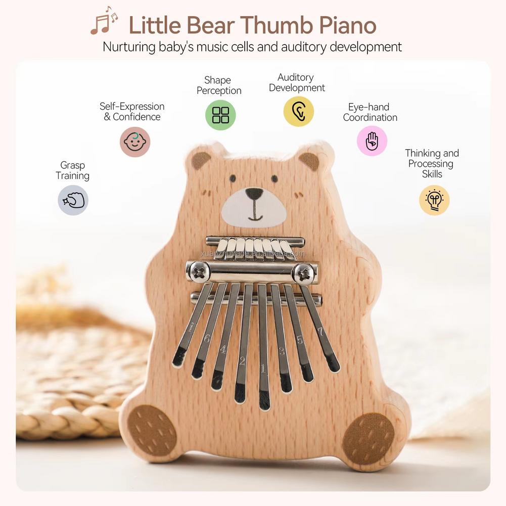 8 Kunci Mini Kalimba Piano Jem - Musical Instrument Kids ulasan dan harga