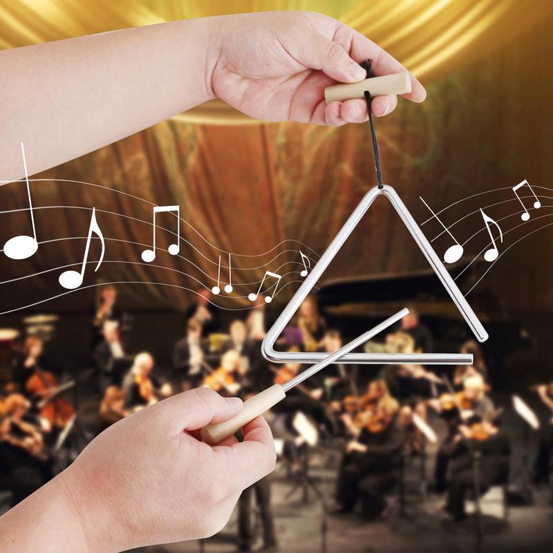 Instrumen Musik segitiga, inst - Musical Instrument Chimes ulasan dan harga