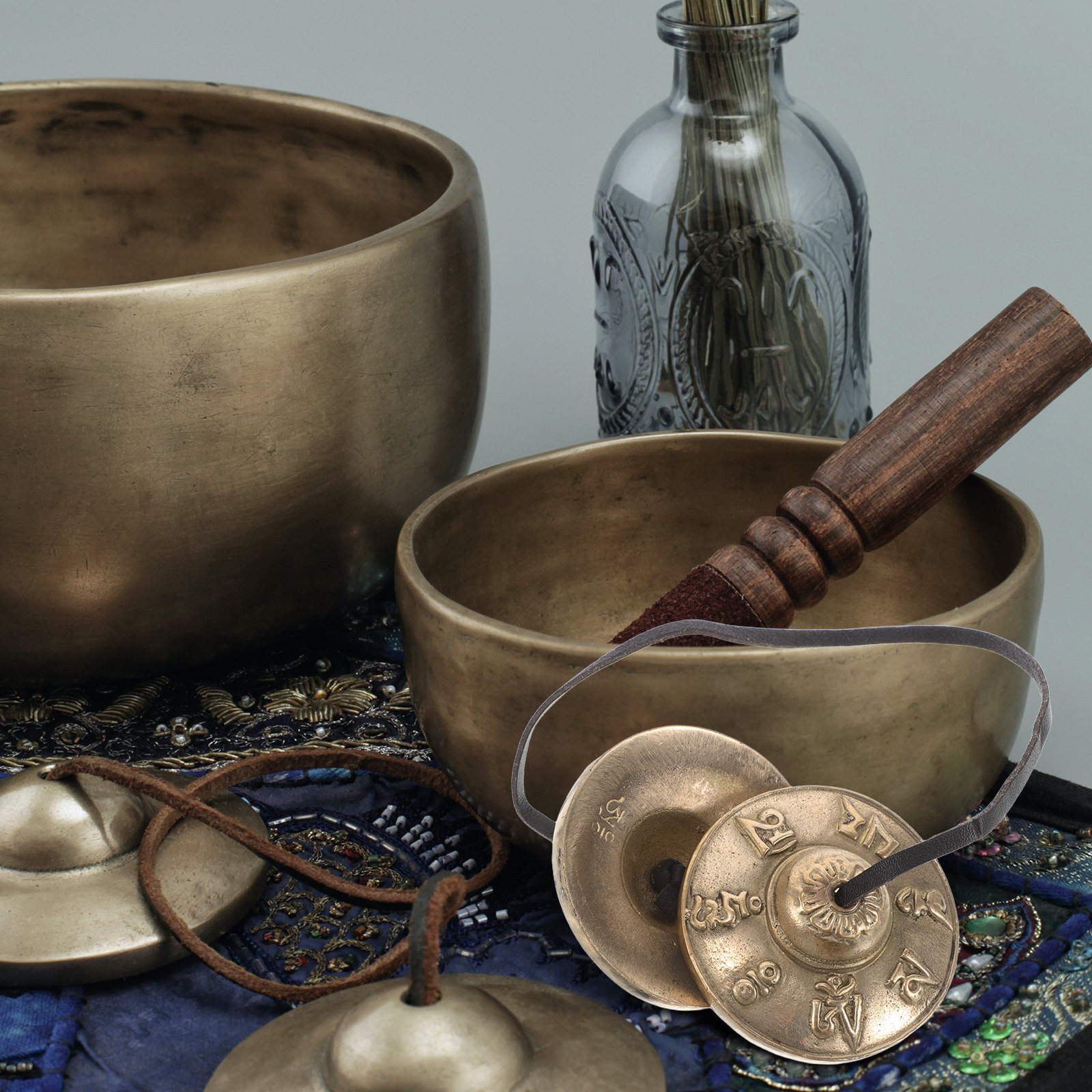 1 Pasang Lonceng Tingsha Tibet - Musical Instrument Chimes ulasan dan harga