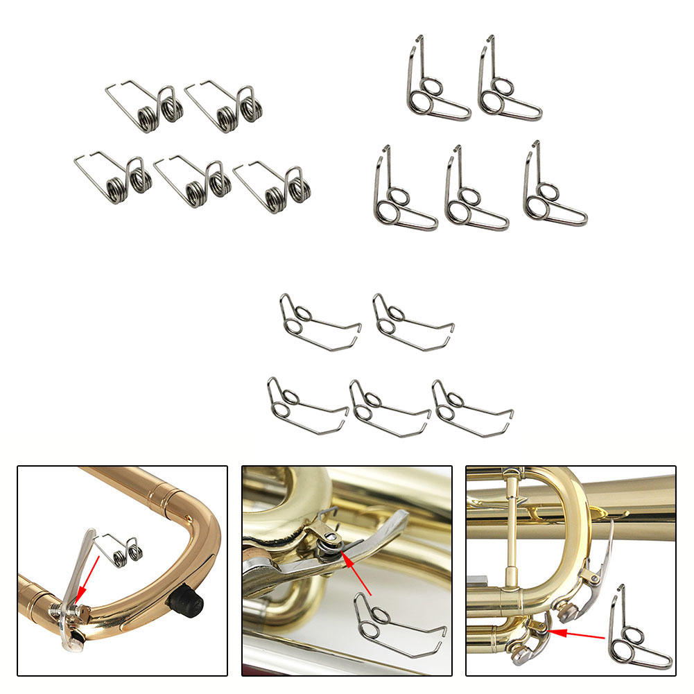 5 Buah Pegas Katup Trombon Alt - Musical Instrument Horn ulasan dan harga