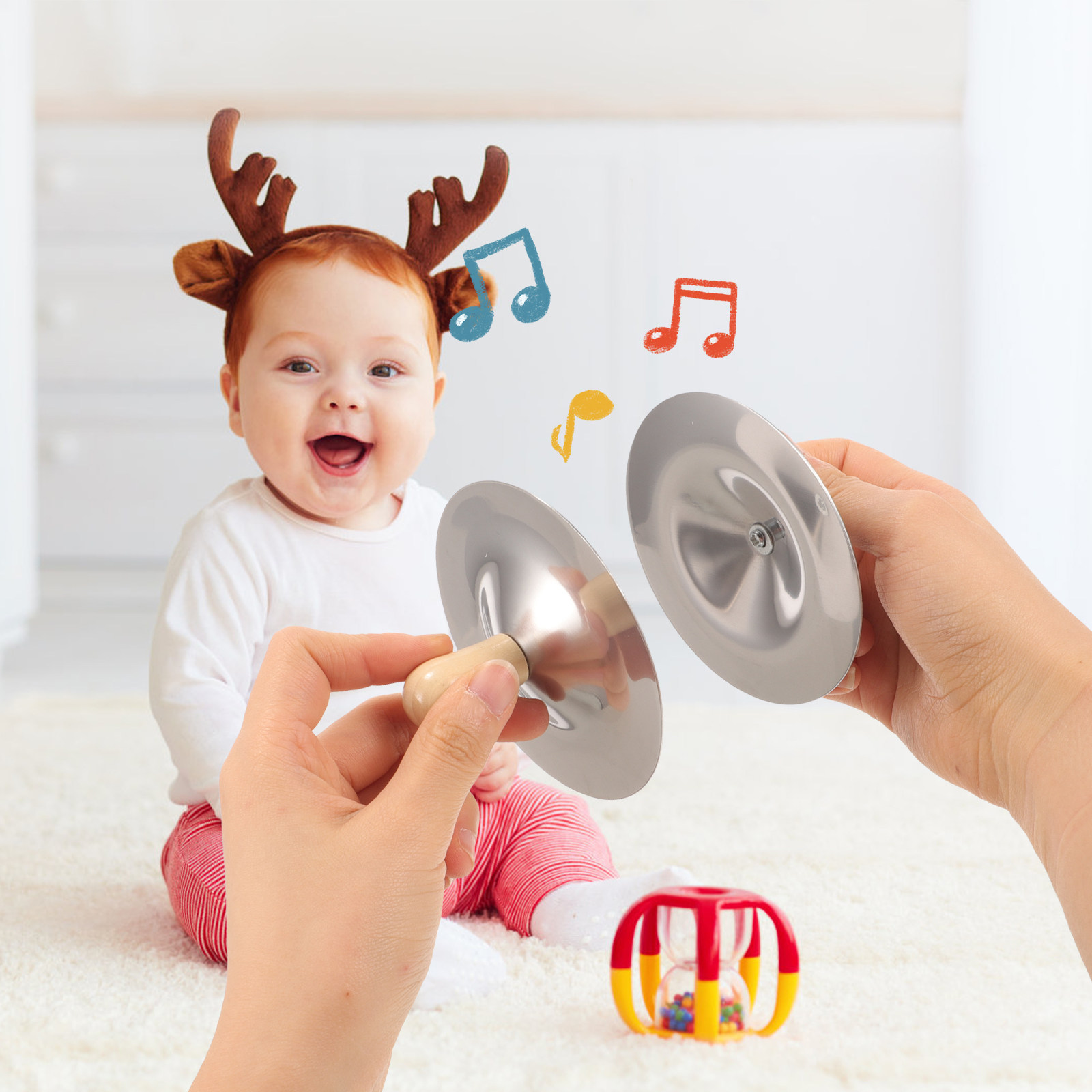 2 Buah Simbal Jari Kecil Alat  - Musical Instrument Kids ulasan dan harga