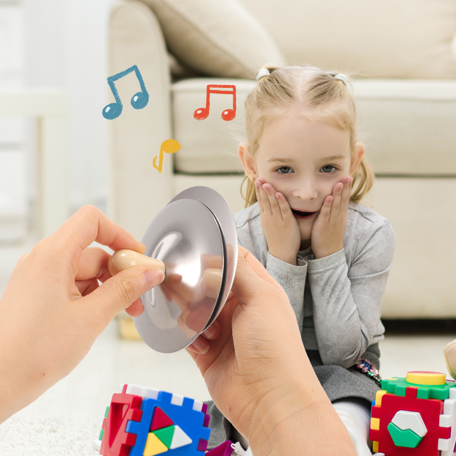 2 Buah Simbal Jari Kecil Alat  - Musical Instrument Kids ulasan dan harga